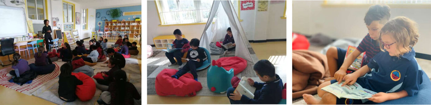 Children in the library